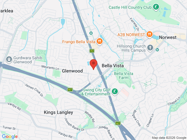 Map showing event location