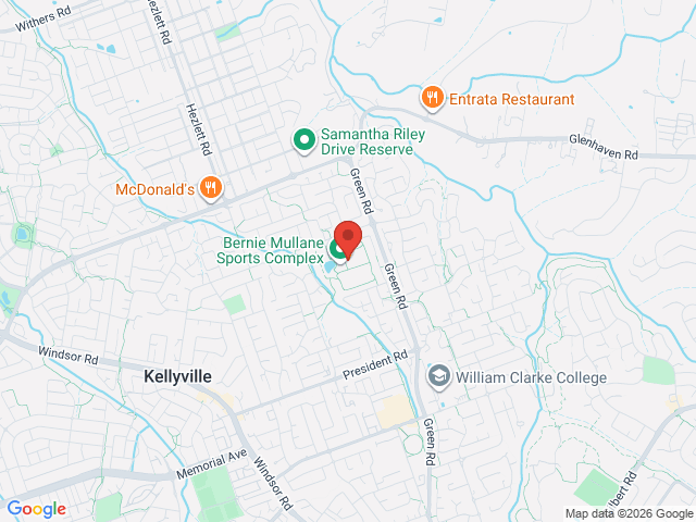 Map showing event location