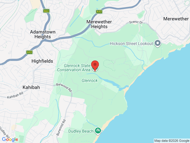 Map showing event location
