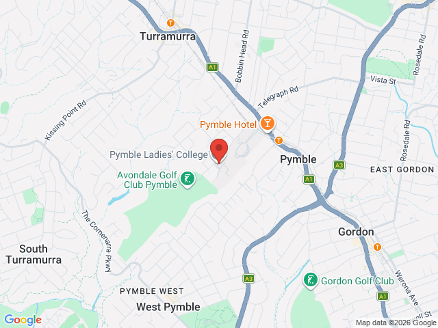 Map showing event location
