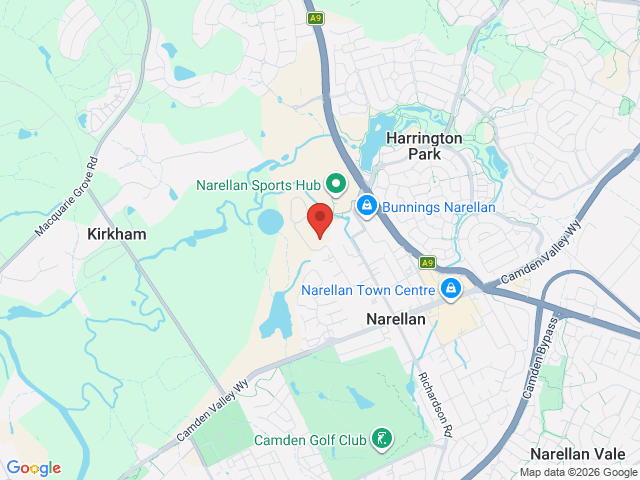 Map showing event location