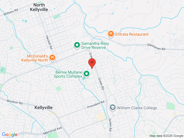Map showing event location